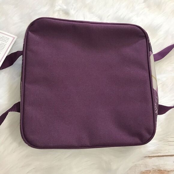 Thirty One 31 Perfect Potluck Plum Plaid Square Thermal Casserole Carrier - Picture 6 of 6